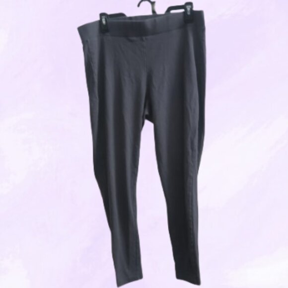 Torrid solid basic simple plain leggings plus size activewear in gray size 2 (2X - Picture 2 of 13